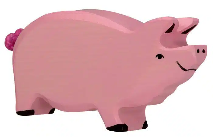 Holztiger Boerderijdieren: Varken
