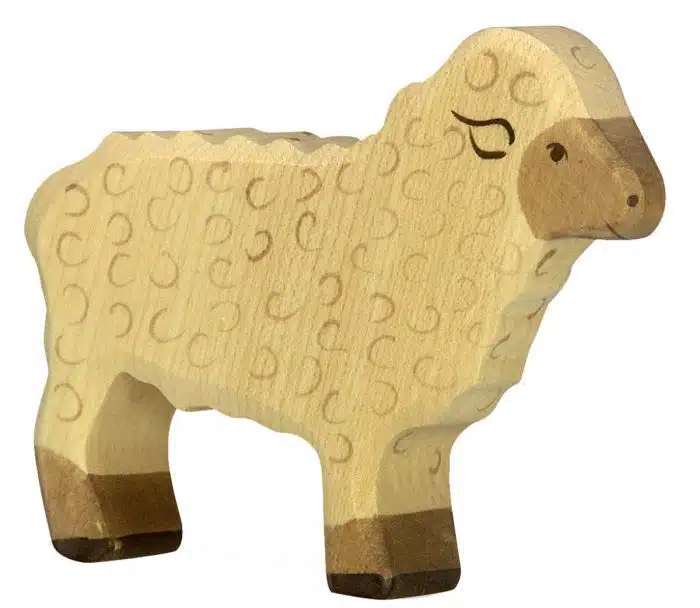 holztiger houten schaap
