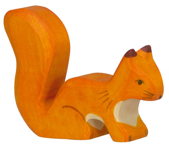Holztiger Bosdieren: Eekhoorn - oranje