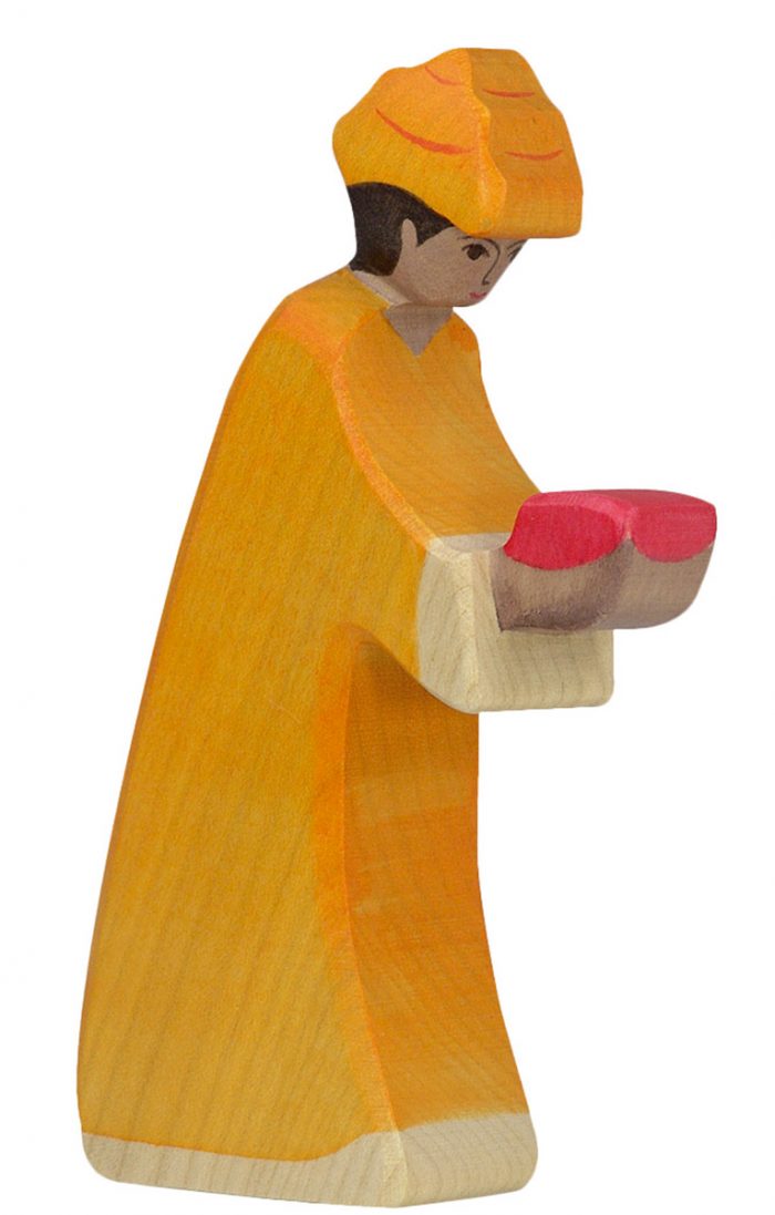 Holztiger Kerstmis: Melchior - geel