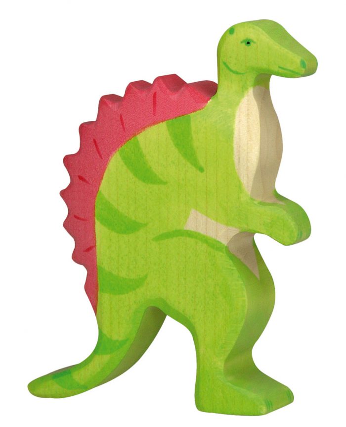 holztiger houten spinosaurus