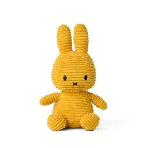 Nijntje corduroy geel knuffel