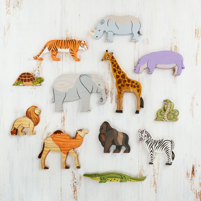 Wooden Caterpillar Afrika - Gorilla - Afbeelding 3