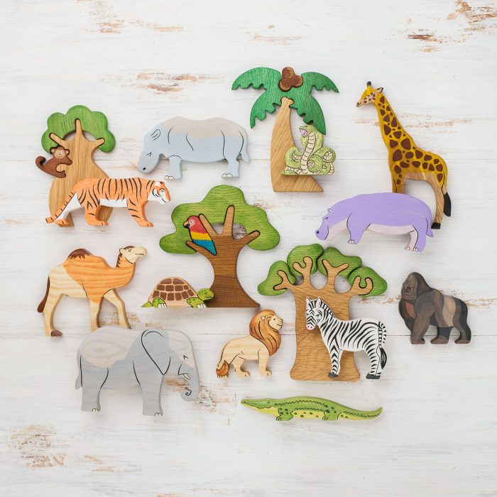 Wooden Caterpillar Afrika - Gorilla - Afbeelding 2