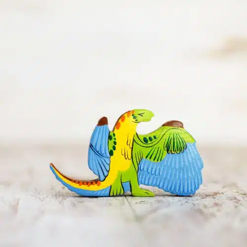Wooden Caterpillar Dinos – Archaeopteryx