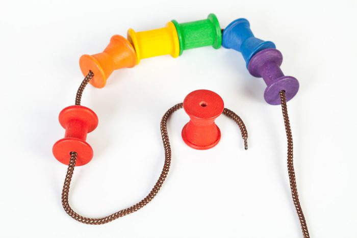 Grapat 18 Houten Regenboog Spoelen - Afbeelding 3
