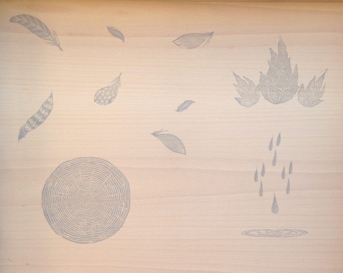 Grapat Houten Speeldoos voor Vrij Spel en Mandala's Maken