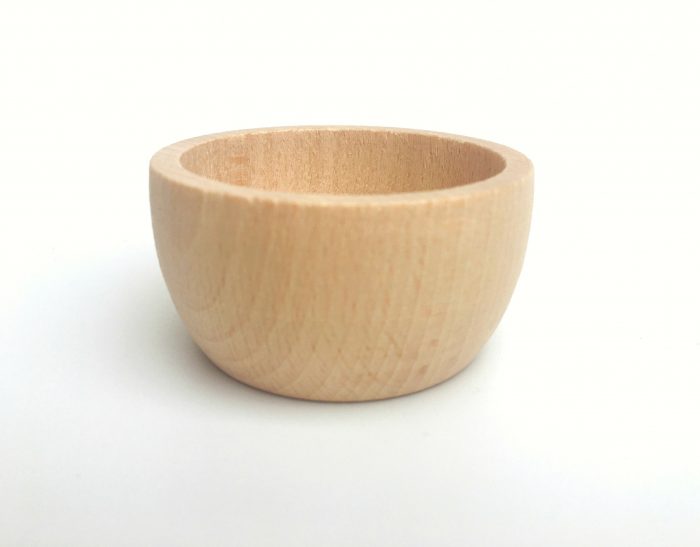 Grapat 6 Houten Naturel Kommetjes - onbewerkt hout - Afbeelding 2