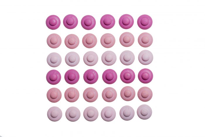Grapat Mandala Houten Bloemen - roze