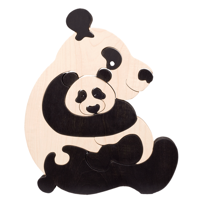 Fauna Grote Vormpuzzel Panda Beer Familie - Afbeelding 2