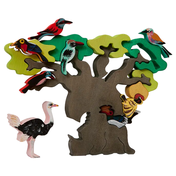 Fauna Educatieve Vormpuzzel Afrikaanse Vogelboom - Afbeelding 2