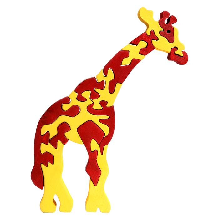 Fauna Grote Vormpuzzel Giraf - Afbeelding 2