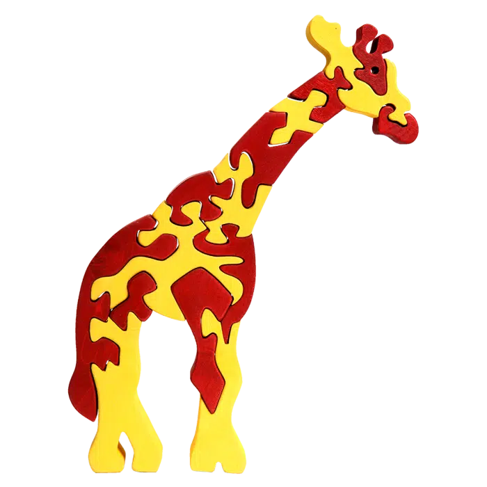 Fauna Grote Vormpuzzel Giraf - Afbeelding 2