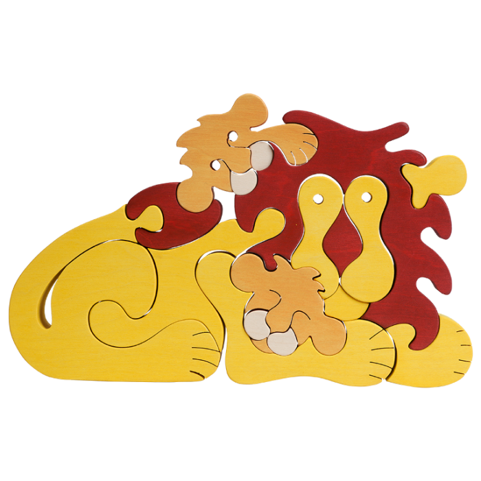Fauna Grote Vormpuzzel Leeuw - Afbeelding 2