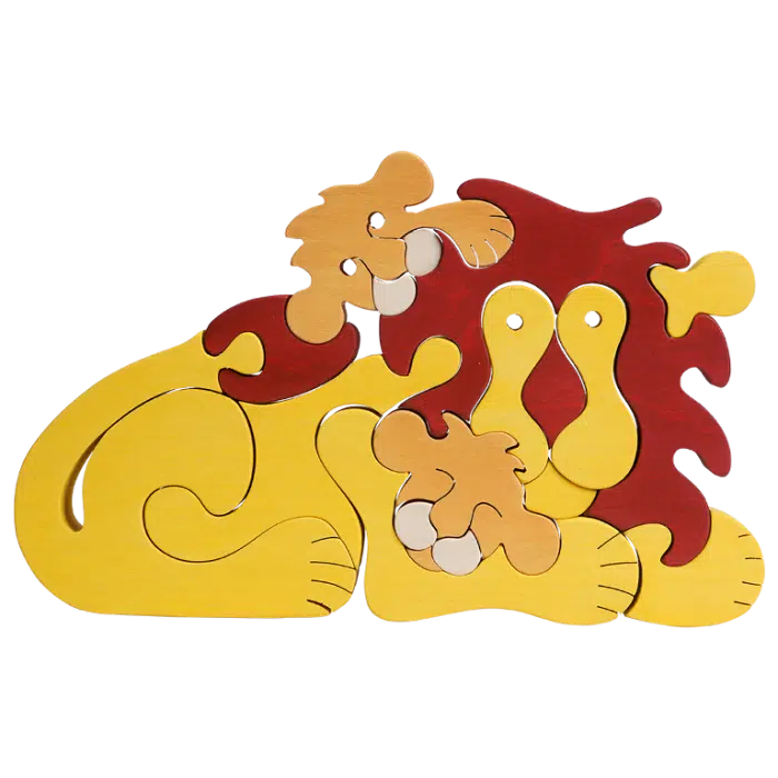 Fauna Grote Vormpuzzel Leeuw - Afbeelding 2