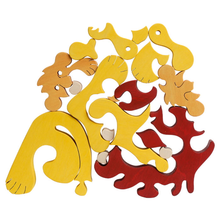Fauna Grote Vormpuzzel Leeuw - Afbeelding 3