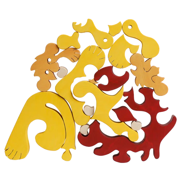 Fauna Grote Vormpuzzel Leeuw - Afbeelding 3