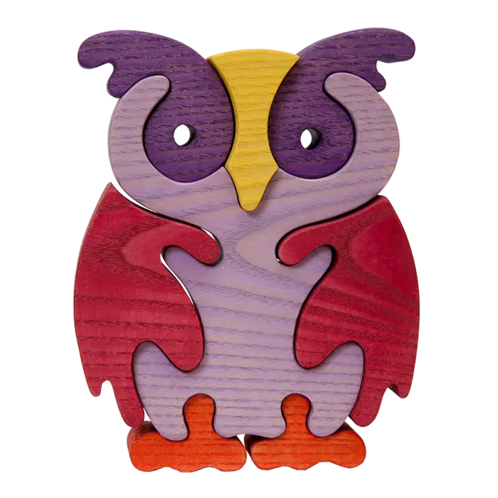fauna grote vormpuzzel uil