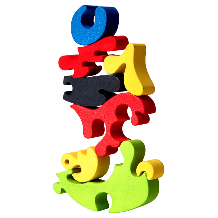 Fauna Grote Vormpuzzel Papegaai - Afbeelding 3