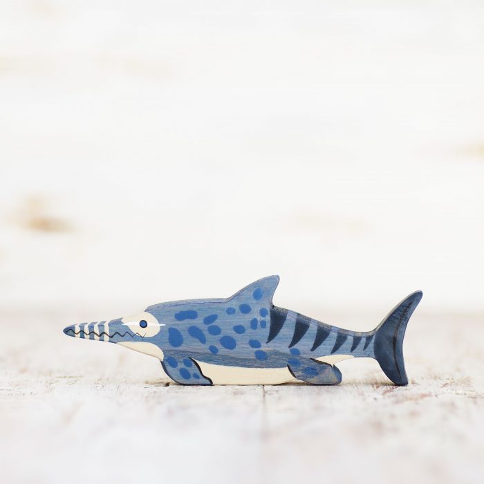 Wooden Caterpillar Dinos - Ichthyosaurus