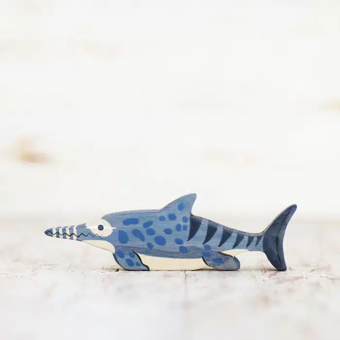 Wooden Caterpillar Dinos - Ichthyosaurus