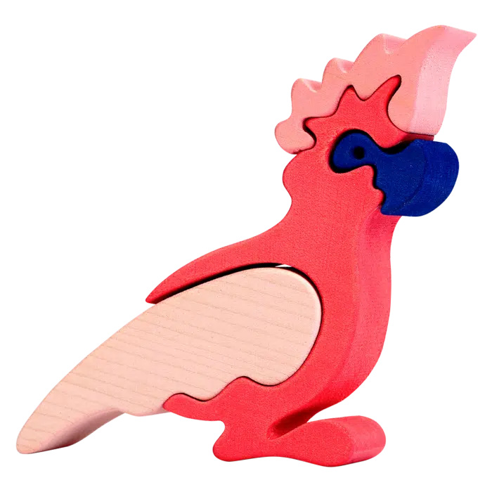 Fauna Mini Vormpuzzel Kakatoe