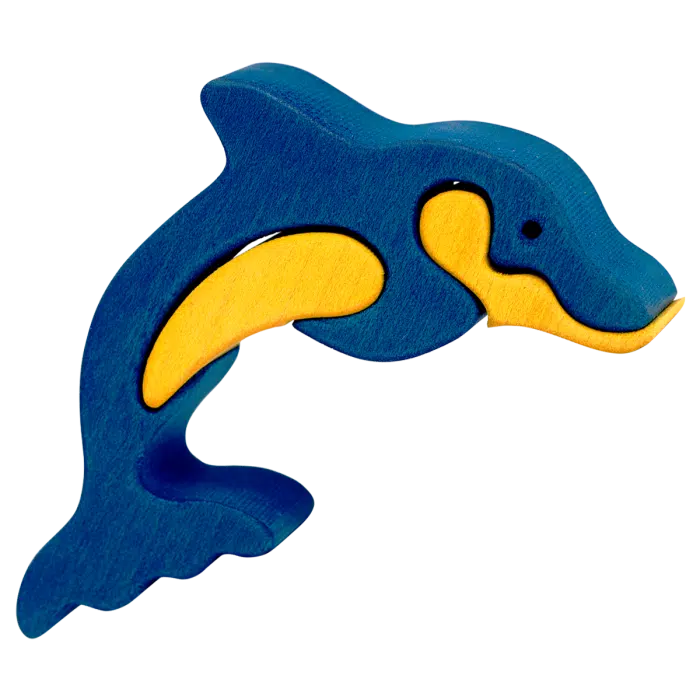 Fauna Mini Vormpuzzel Dolfijn