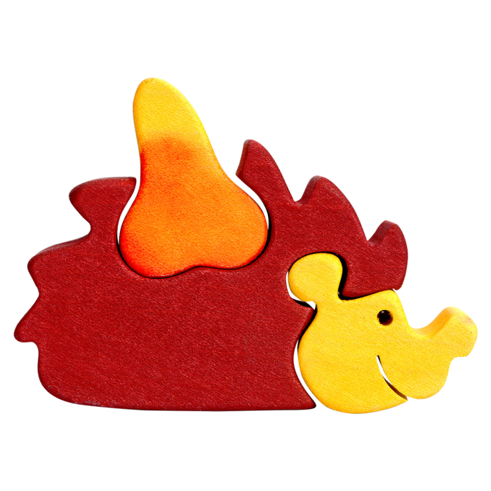 fauna mini vormpuzzel egel