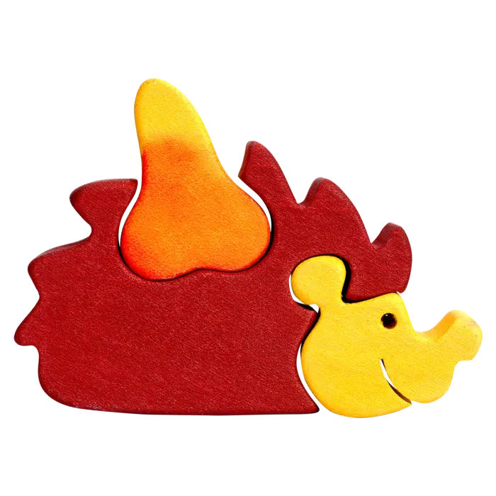 fauna mini vormpuzzel egel