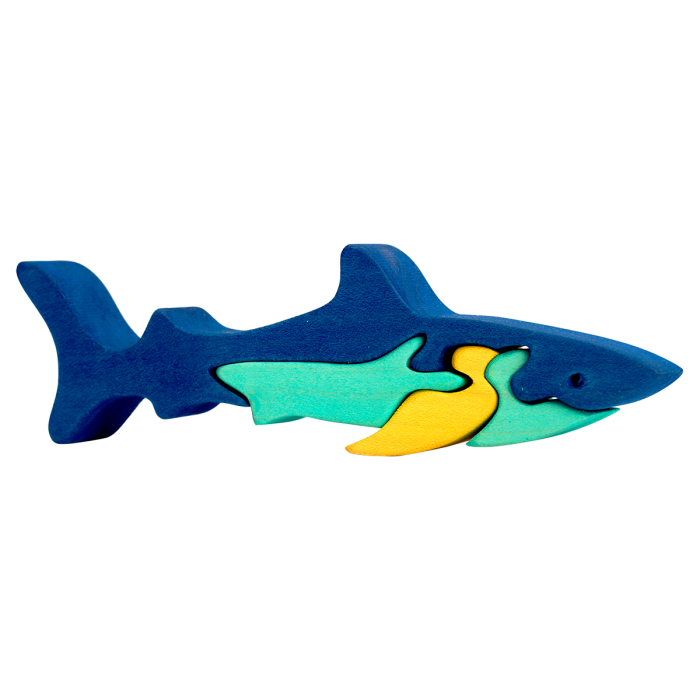 Fauna Mini Vormpuzzel Haai