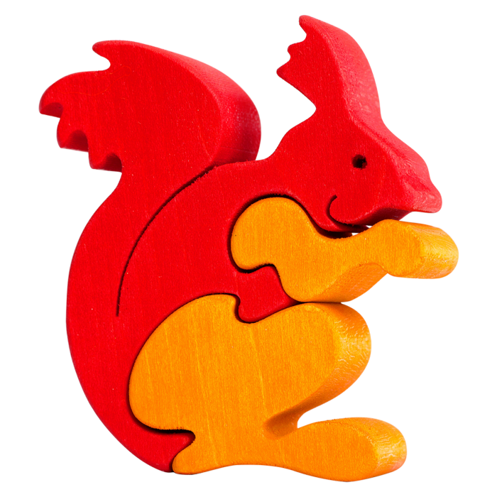 Fauna Mini Vormpuzzel Eekhoorn
