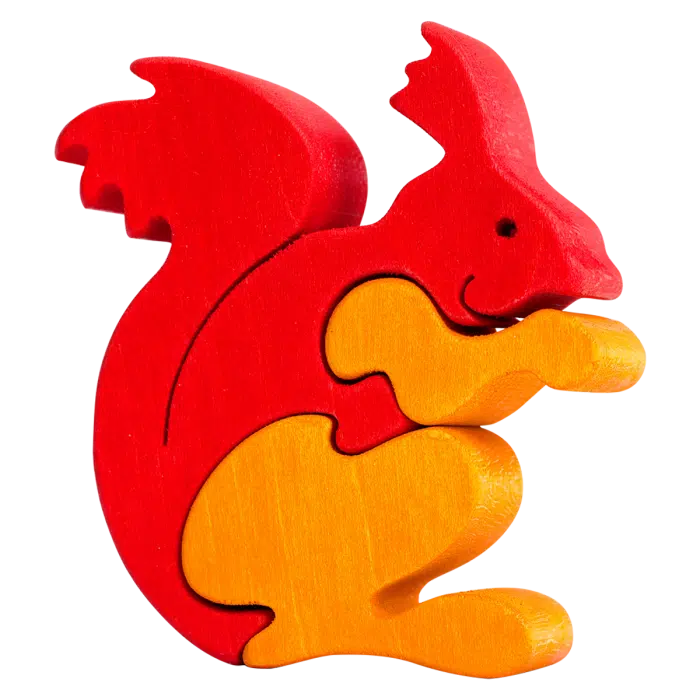Fauna Mini Vormpuzzel Eekhoorn