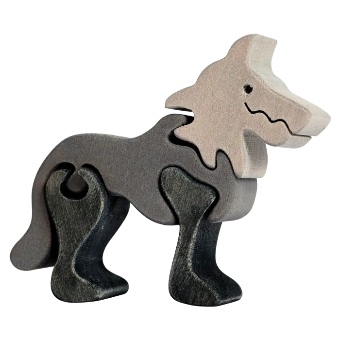Fauna Mini Vormpuzzel Wolf