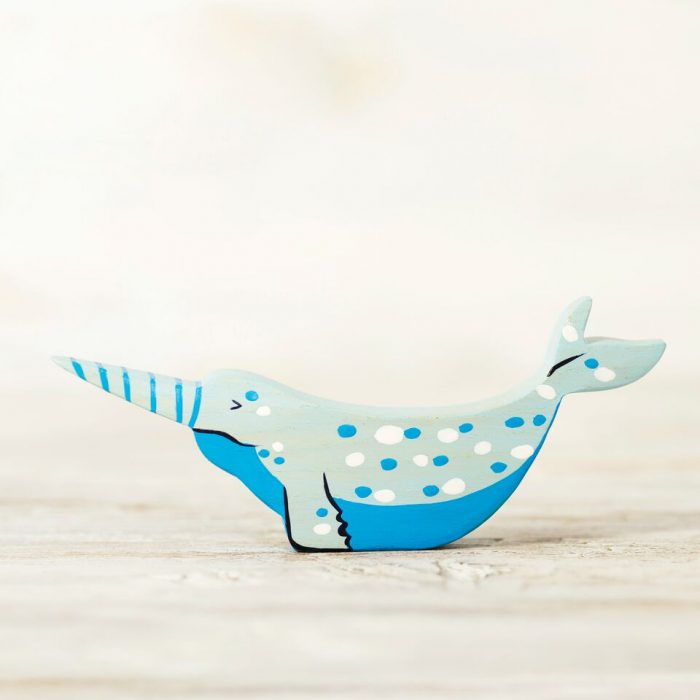 Wooden Caterpillar Arctic - Narwal