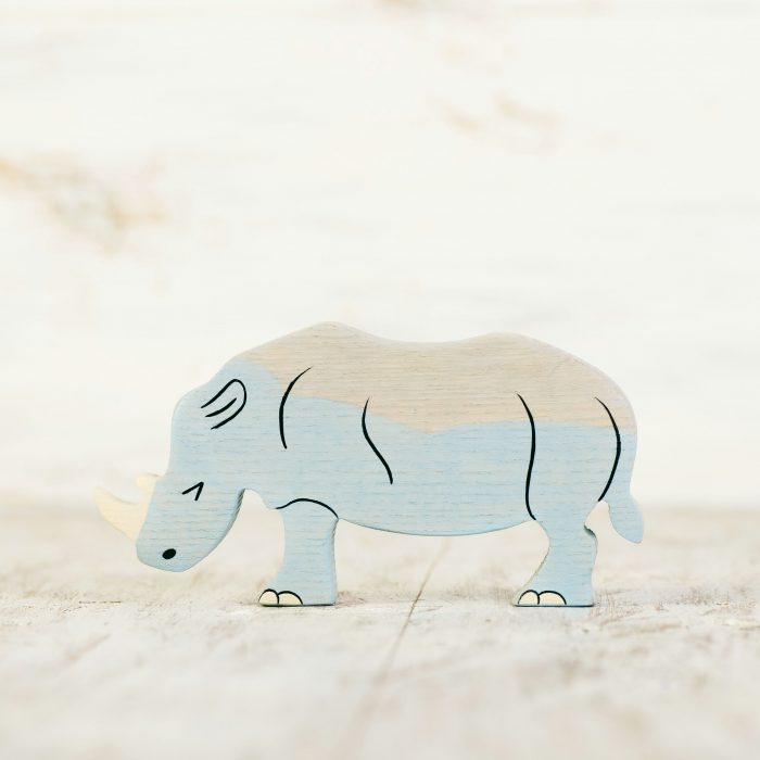 Wooden Caterpillar Afrika - Neushoorn