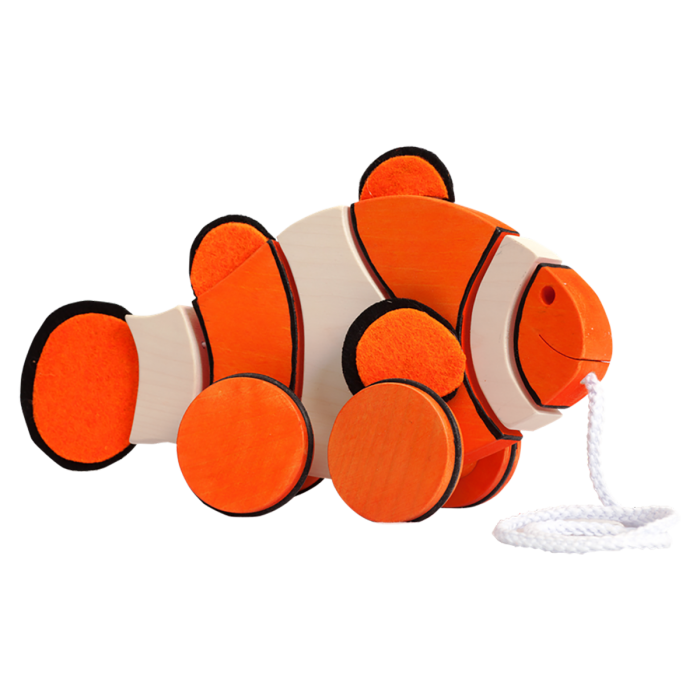 Fauna Houten Trekdier Clownvis