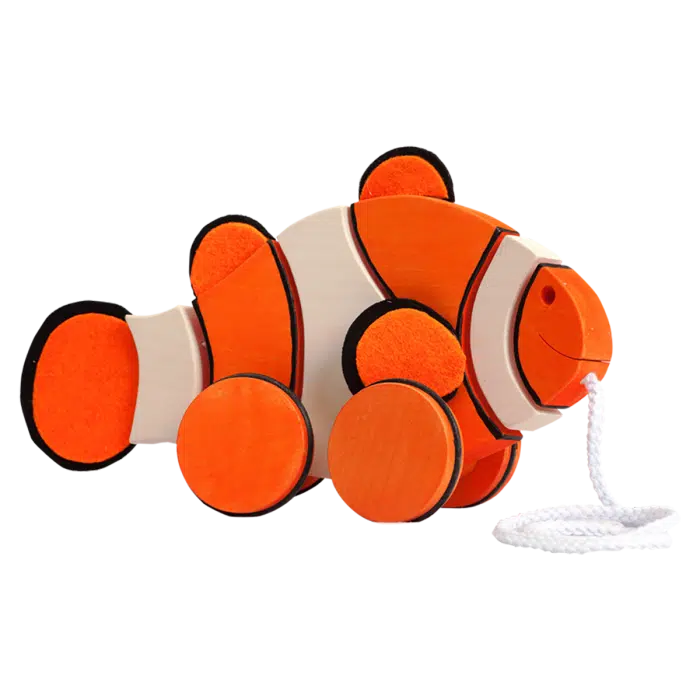 Fauna Houten Trekdier Clownvis