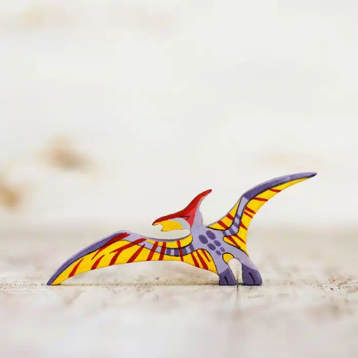 Wooden Caterpillar Dinos - Pterodactylus