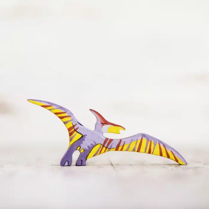 Wooden Caterpillar Dinos - Pterodactylus - Afbeelding 2