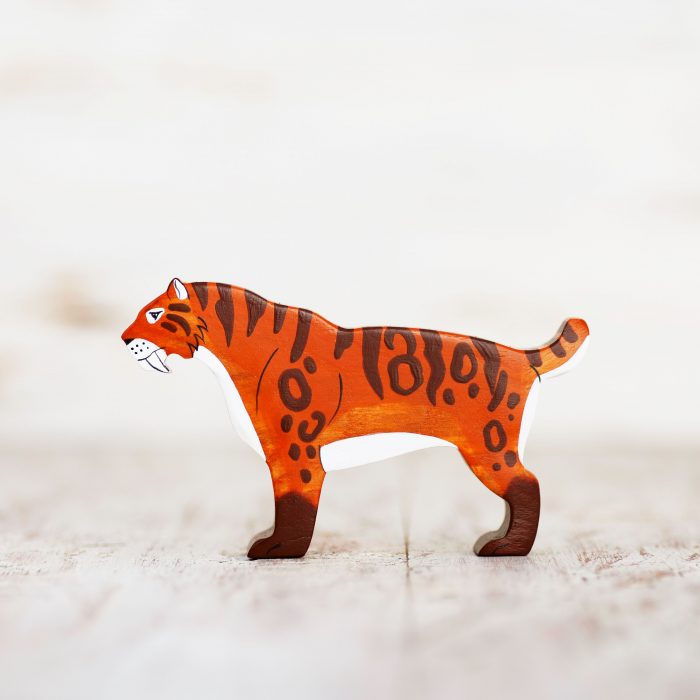 Wooden Caterpillar Prehistorie - Sabeltandtijger