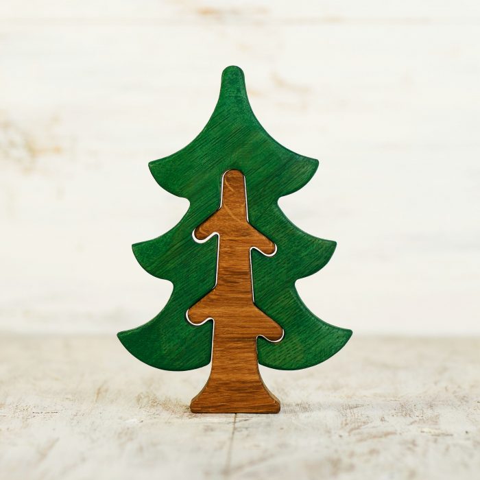 Wooden Caterpillar Bomen - Spar