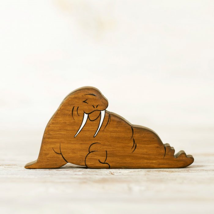Wooden Caterpillar Arctic - Walrus