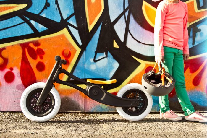 Wishbone Loopfiets en Driewieler 3in1 - gerecycled plastic - zwart - Afbeelding 7