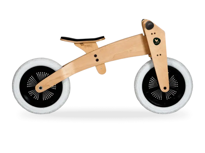 Wishbone Loopfiets en Driewieler Hout 3in1 - houtkleurig - Afbeelding 3