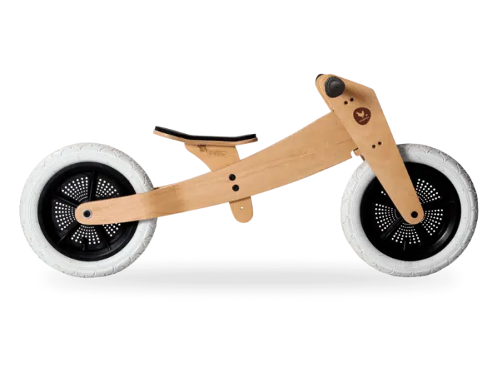 Wishbone Loopfiets en Driewieler Hout 3in1 - houtkleurig - Afbeelding 2