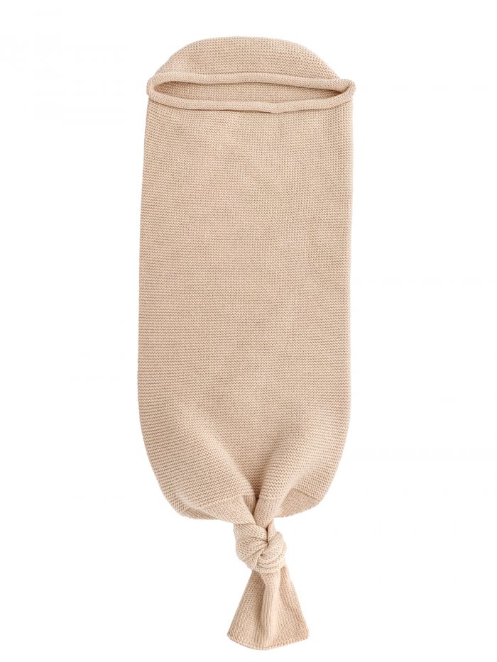 Hvid Merino Wol Baby Cocoon - oat