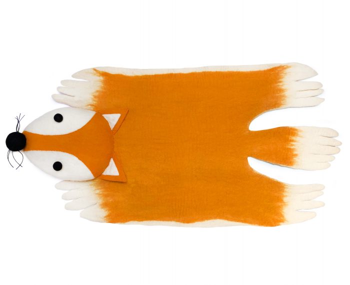 Gamcha Vloerkleed Vos - oranje