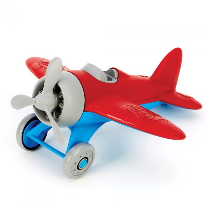 Green Toys Vliegtuig van Gerecycled Materiaal - rood - Afbeelding 2