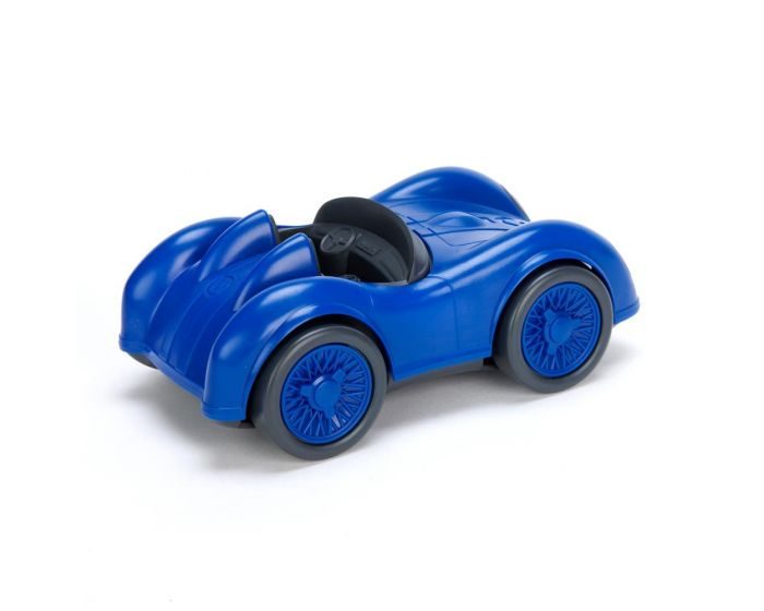 Green Toys Race auto van Gerecycled Materiaal - blauw - Afbeelding 2