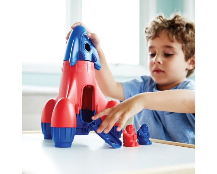 Green Toys Raket van Gerecycled Materiaal - blauw - Afbeelding 2